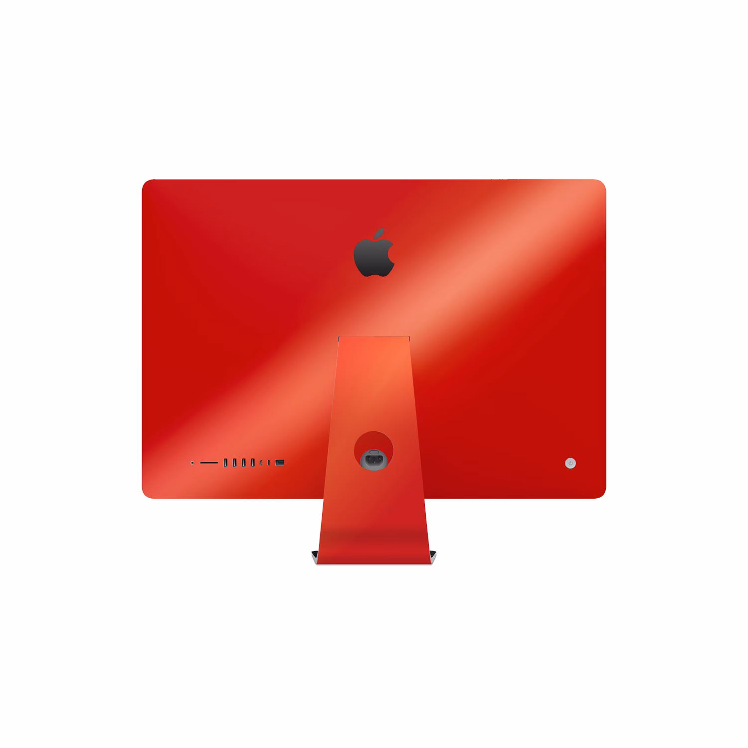 Gloss Red Skin for Apple iMac 27-inch