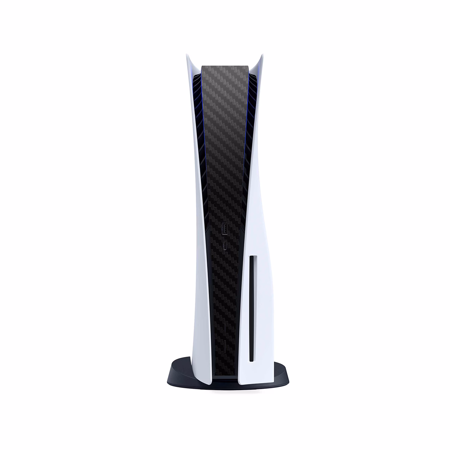 Black Carbon Fibre skin for Sony PS5 middle section