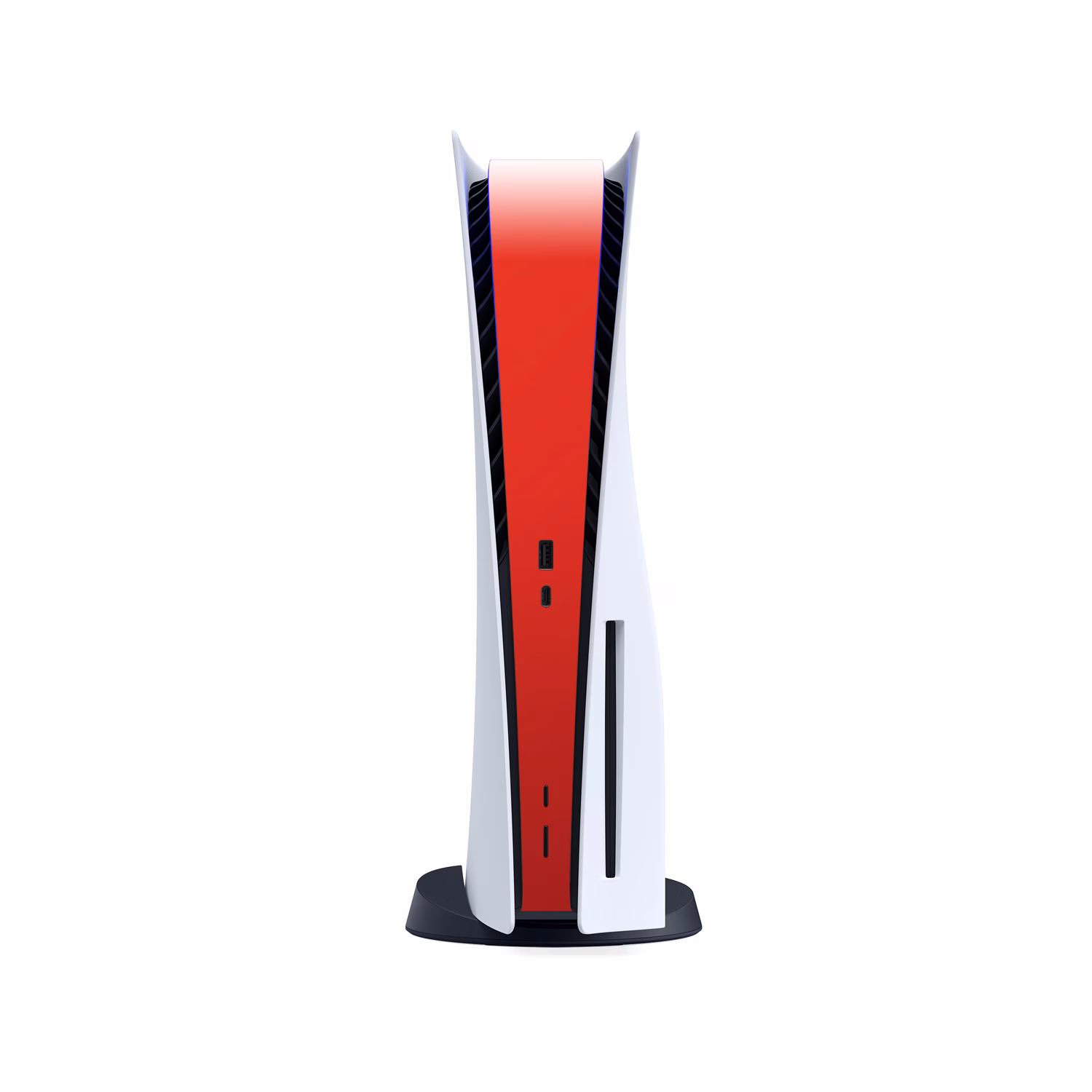 Gloss Red skin for Sony PS5 middle section