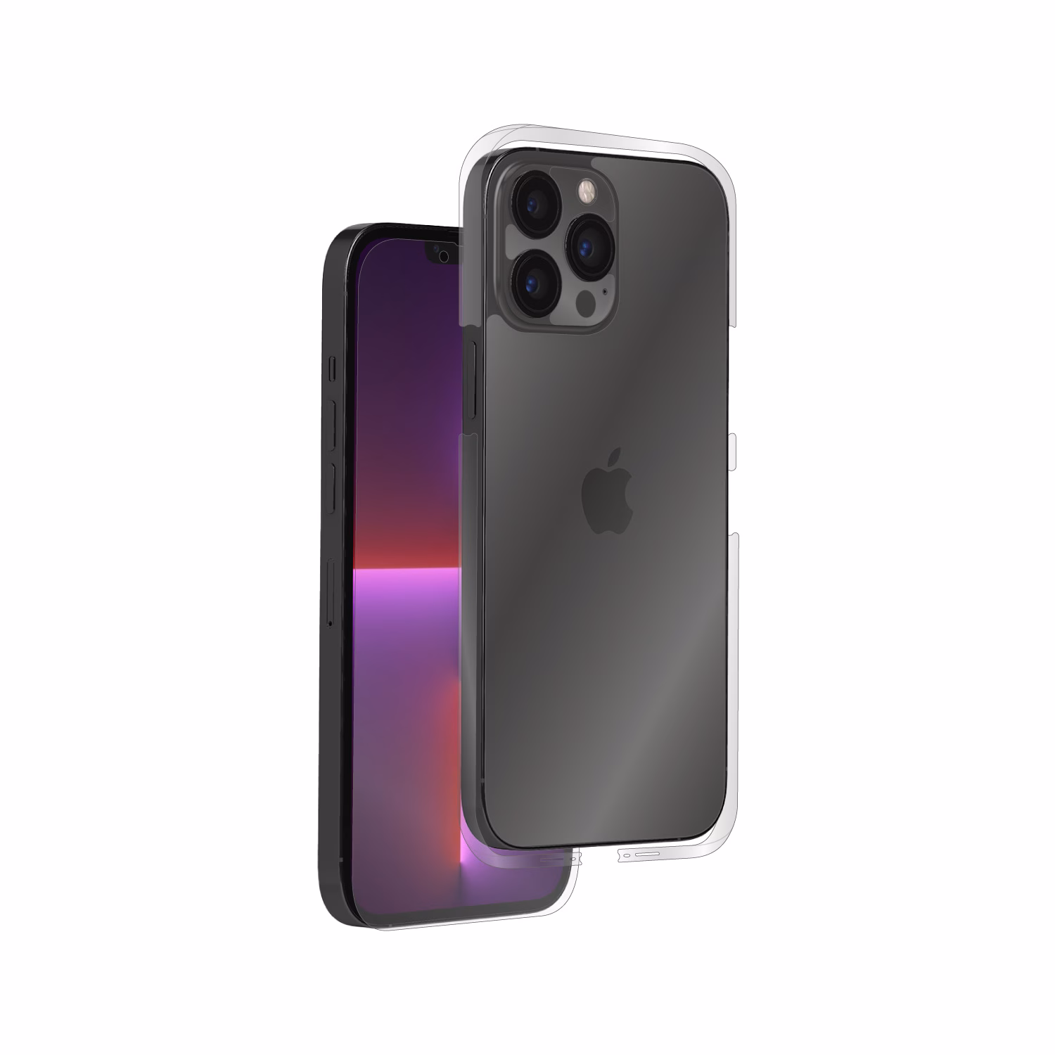 Apple iPhone 13 Pro (6.1", 2021) - Folie Protectie Transparenta - Clear Series
