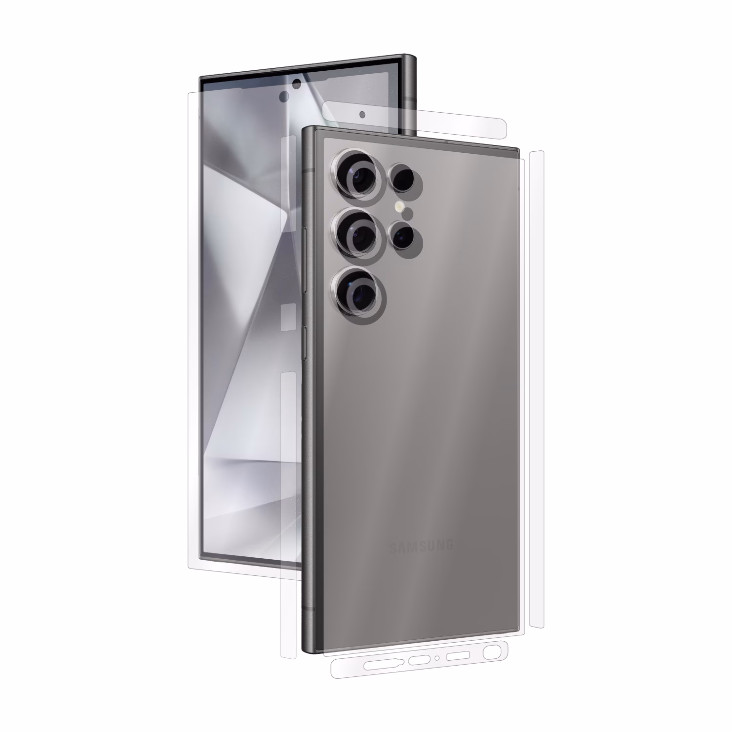 Folie Protectie Transparenta Samsung Galaxy S24 Ultra